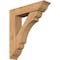 Ekena Millwork Olympic Traditional Smooth Bracket w/ Offset Brace, Western Red Cedar, 7 1/2"W x 32"D x 36"H BKT0806X32X36OLY01SWR - alternate 1